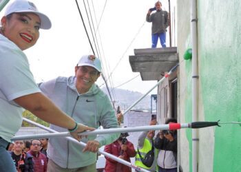 Foto: cortesía // Esta actividad se realizó con el objetivo de dar una nueva vista a 400 viviendas ubicadas en esta zona.
