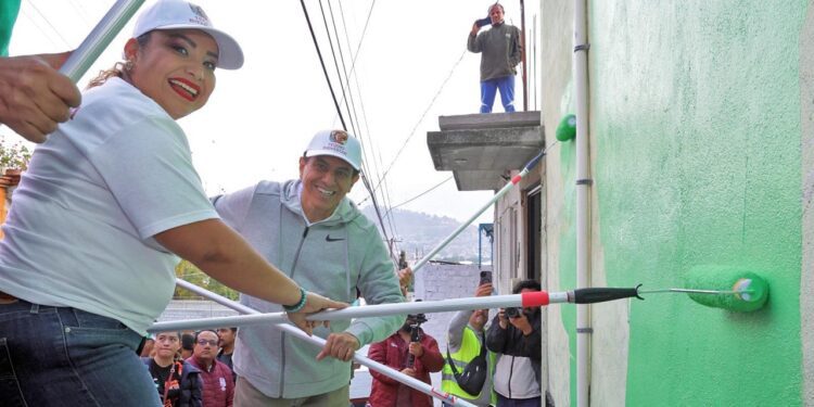 Foto: cortesía // Esta actividad se realizó con el objetivo de dar una nueva vista a 400 viviendas ubicadas en esta zona.