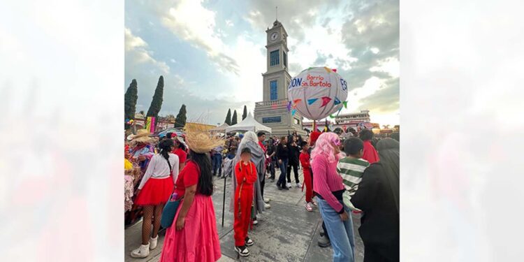 Este es el primer domingo de Carnaval de tres que se están organizando.
