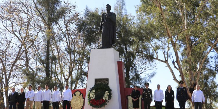 Aniversario luctuoso 194 de Vicente Guerrero; gobiernos estatal y municipal con discreta ceremonia