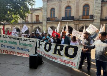 Frente de Organizaciones Oaxaqueñas emprenderá marcha -caravana