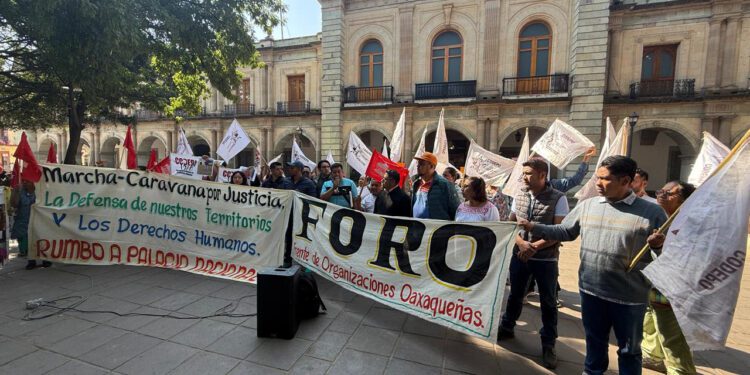 Frente de Organizaciones Oaxaqueñas emprenderá marcha -caravana