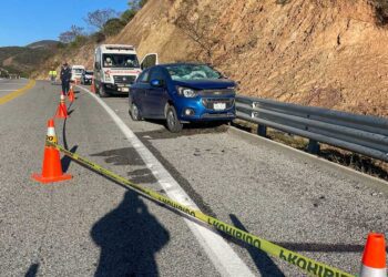 Trágico fin de maestra en la autopista Mitla-Tehuantepec