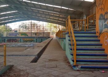 Fotos: Leobardo García Reyes // La alberca olímpica de la la Unidad Deportiva El Tequio nunca cumplió con su objetivo.
