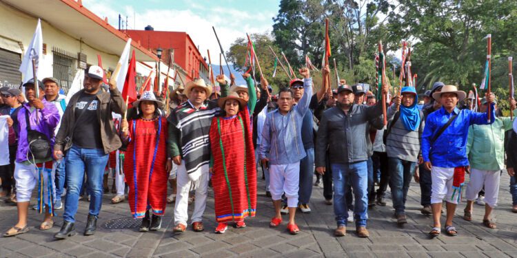 Foto: Adrián Gaytán // Miles de integrantes del MULT marcharon este domingo en la capital.
