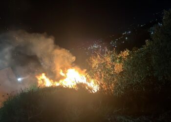Basura provoca incendio en barranca