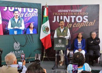 Foto: Adrián Gaytán // Ray Chagoya dijo que su “gobierno municipal será garante de un proceso ordenado”.