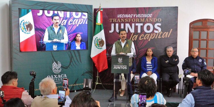 Foto: Adrián Gaytán // Ray Chagoya dijo que su “gobierno municipal será garante de un proceso ordenado”.