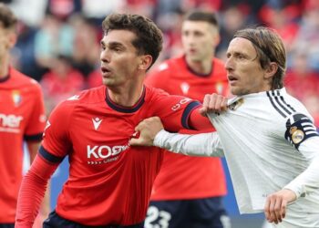 Real Madrid pone en riesgo su liderato; Empató con el Osasuna