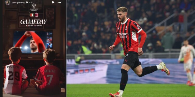 Santiago Giménez y un partido con sentimientos encontrados