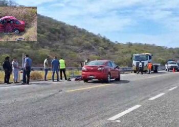 ¡Tragedia familiar en la Súper Carretera 185D! Muere conductor tras brutal choque y volcadura