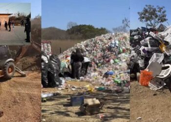 ¡Tensión en Tepehuaje, Miahuatlán! Pobladores bloquean acceso al relleno sanitario y exigen solución a su protesta
