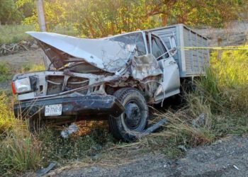 Fatídico accidente en una camioneta en inmediaciones de San Pedro Tapanatepec