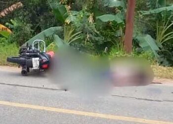 ¡Atroz crimen en la Carretera Transístmica 185! Ejecutan a motociclista en Matías Romero