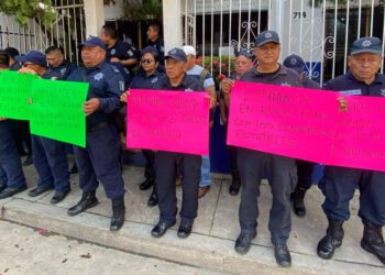 Crece descontento en las corporaciones de seguridad en Oaxaca: PABIC de Tuxtepec se une al paro de policías estatales