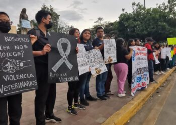 VIDEOS | Médicos veterinarios en Oaxaca exigen justicia tras asesinato de Héctor Hernández Cañas