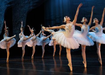 “El Lago de los Cisnes” nos sumerge, a través de una impresionante coreografía, en un inolvidable cuento de hadas.