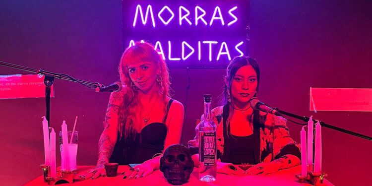 Foto: cortesía // Este 29 de marzo, el videopodcast Morras Malditas llegará a la ciudad de Oaxaca con una función en Justa Rufina.