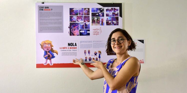 Fotos: Rubén Morales // La coordinadora cultural Flavie Chotart realizó una presentación para El Imparcial.