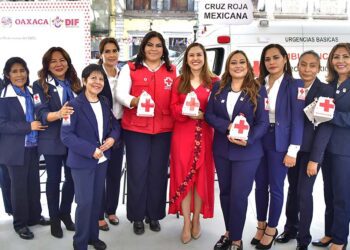 Foto: Rubén Morales // Se recordó que la Cruz Roja Mexicana sobrevive gracias a las aportaciones de los diferentes sectores de la sociedad.