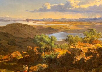El cuadro “Vista del Valle de México desde el Cerro de Santa Isabel” (1877) es considerado su gran obra.