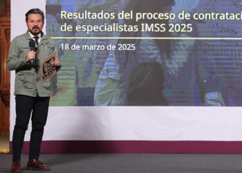 Contrata IMSS a 9 mil 423 mil médicas y médicos especialistas de 70 disciplinas en draft 2025: Zoé Robledo