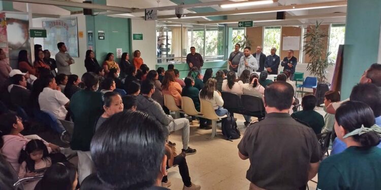 La reunión se llevó a cabo el día de ayer en Huautla.