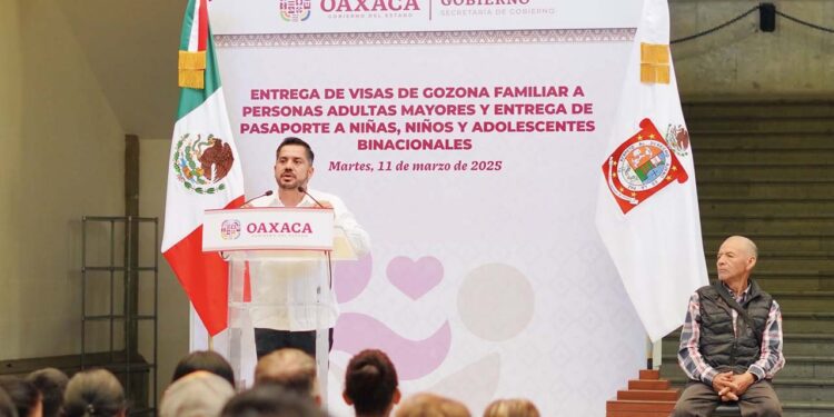 Foto: Gobierno de Oaxaca // El programa Gozona Familiar es promovida por la Dirección de Migración de la Secretaría de Gobierno.