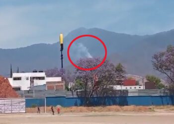 VIDEO | Fumarola en el cerro de San Felipe del Agua genera alarma por incendio