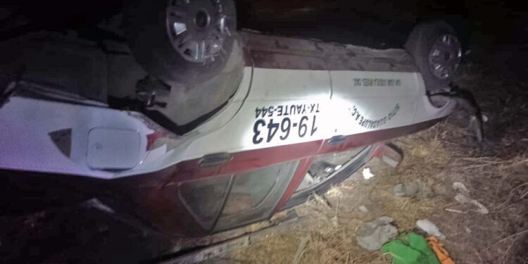 A pesar de la gravedad del accidente, no hubo vidas que lamentar.