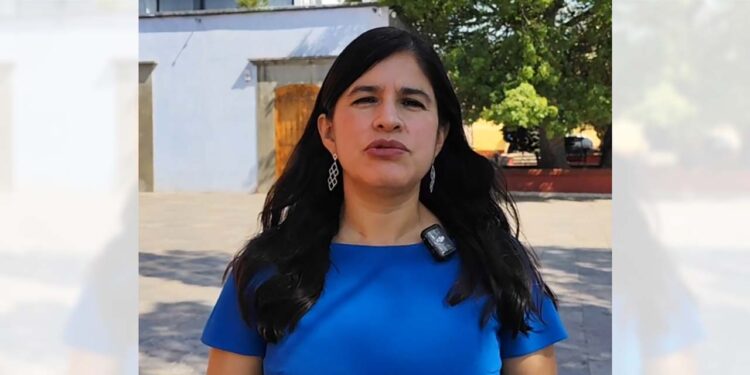 Foto: Andrés Carrera Pineda // “Quienes estamos al frente de las magistraturas y juzgados seleccionados para este proceso, tenemos pase automático en las boletas, esto siempre y cuando no se decline”: Adriana Alejandra Ramos León, Magistrada del Primer Tribunal Colegiado en Materia Civil y Administrativa del Décimo Tercer Circuito.
