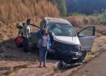 Al parecer fueron tres unidades las involucradas en el accidente.