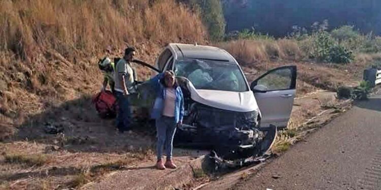 Al parecer fueron tres unidades las involucradas en el accidente.