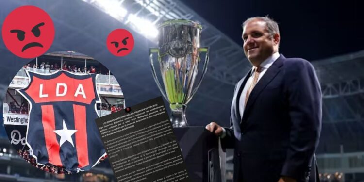 Alajuelense arremete contra presidente de la Concacaf, por apoyar al León