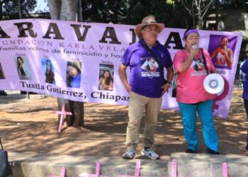 Caravana de madres víctimas de feminicidios recorre el país