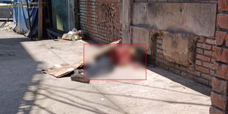 El adulto mayor fue hallado sin vida debajo de un cartón color paja.