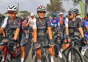 Fotos: Leobardo García Reyes // El equipo femenil Juquilita Cycling tuvo una buena actuación.