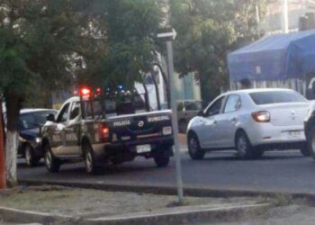 El sujeto fue asegurado por elementos de la Policía Municipal.