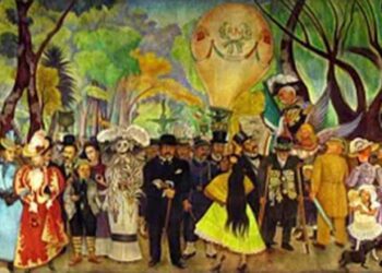 Foto: Agencias /7 El mural Sueño de una tarde dominical en la Alameda Central fue realizada en 1947 por el artista Diego Rivera.