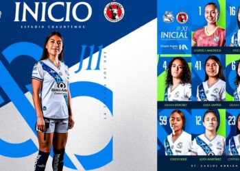 La oaxaqueña Eleisa Santos, regresó al 11 titular con Puebla