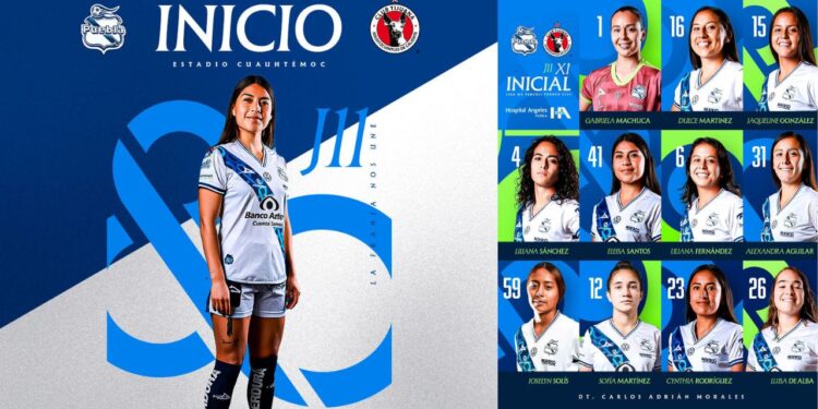 La oaxaqueña Eleisa Santos, regresó al 11 titular con Puebla