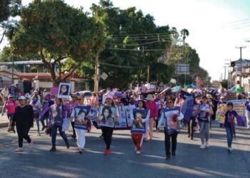 Foto: Lisbeth Mejía Reyes // En la ciudad de Oaxaca se prevén al menos tres marchas para este sábado 8.
