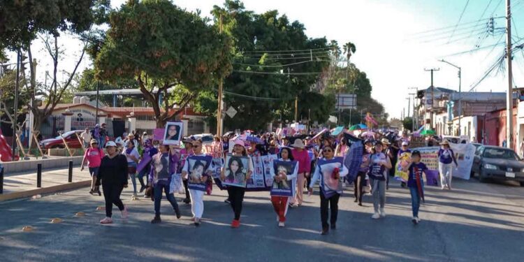 Foto: Lisbeth Mejía Reyes // En la ciudad de Oaxaca se prevén al menos tres marchas para este sábado 8.