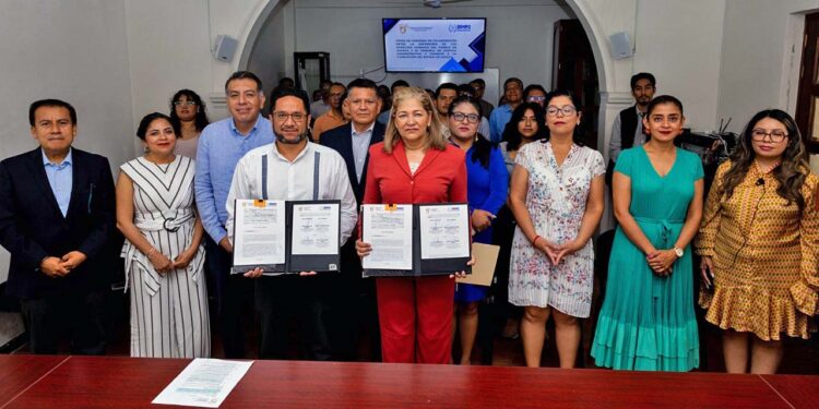 Firman convenio DDHPO y TJA