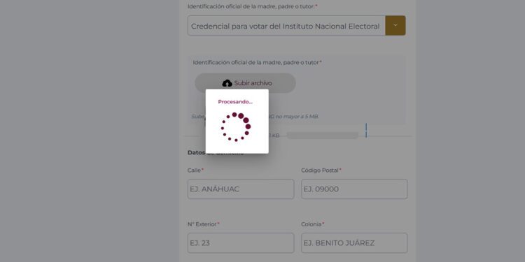 S-22: se “cae” el sistema de registro para apoyo de uniformes