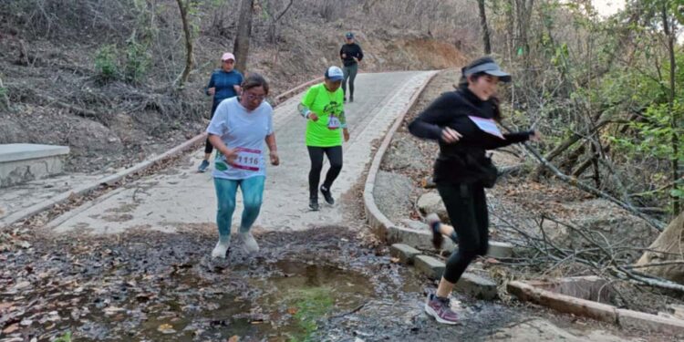 La carrera El sendero de Juárez tuvo buena respuesta.