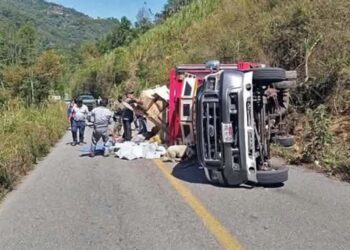 Los comerciantes resultaron con algunas lesiones.