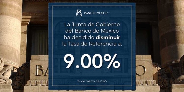 Banco de México reduce la Tasa de Interés Interbancaria a 9.00%
