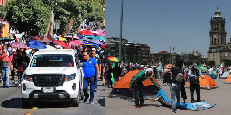 ¡Marchan y se van! CNTE-S-22 concluyen paro de 72 horas