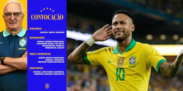 Neymar Jr. regresa a la convocatoria de Brasil